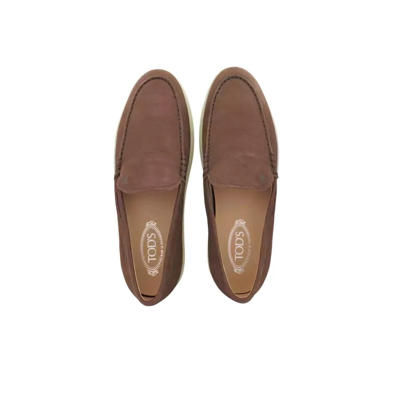TOD'S Gommino Loafers Men Brown-2
