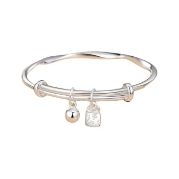 CHIEMOT S999 Fine Silver Bangles Women's