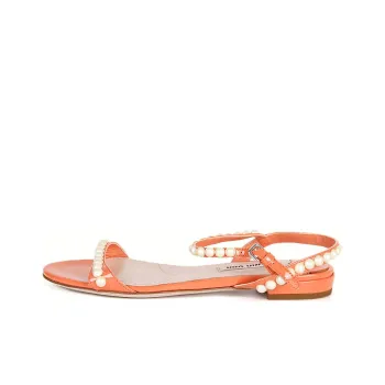 MIU MIU Strap Sandals Women's Orange