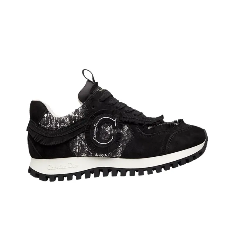 DIOR C'est Dior Low-Top Casual Shoes Women's Black-1