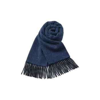 GOLDLION Knit Scarves Men's Royal Blue Burgundy Light Coffee