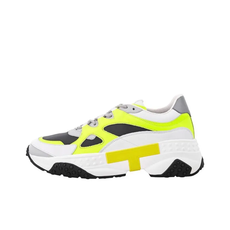 TOD'S Low Top Casual Shoes Men's White Yellow-0