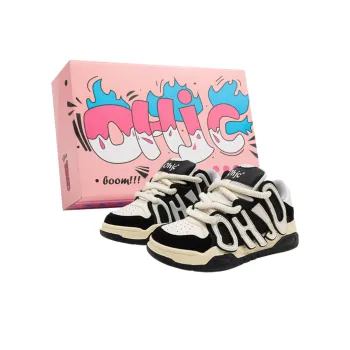 OHJC Cushioned Abrasion-Resistant Slip-Resistant Low-Top Skateboard Shoes Unisex