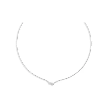 Maria Black 14kt White Gold Baxter Diamond Necklace