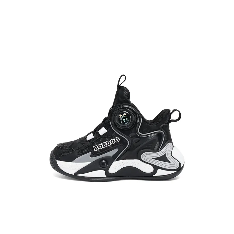 BOBDOG Slip Resistant Anti Kick Lightweight Cushioning Children's Basketball Shoes Kids'-3