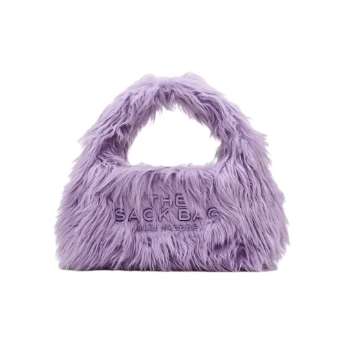 MARC JACOBS Faux Fur Handbag Mini Women's Lilac
