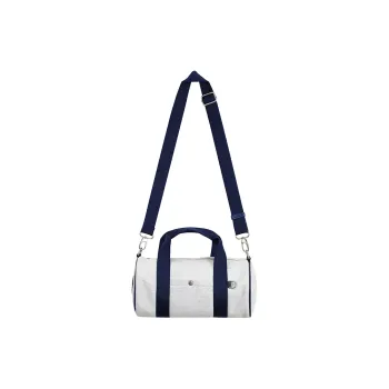 Crying Center Fabric Handbag Trumpets Unisex Heather Gray/Navy Blue