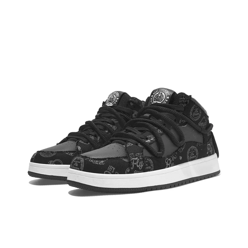 DoraemonA Box Limited Edition Puffy Shoes Low-Top Skateboard Shoes Unisex-341
