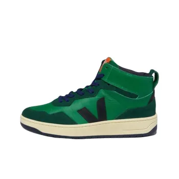 VEJA V-95 High-Top Skateboard Shoes Unisex Green