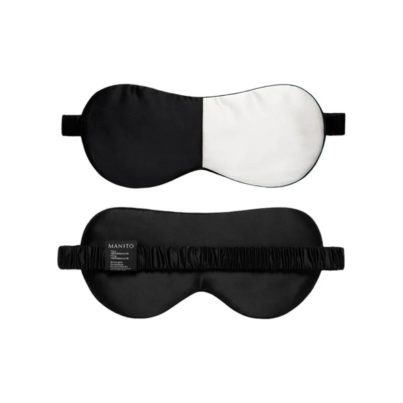 MANITO Eye Masks Black White Color Blocking-0