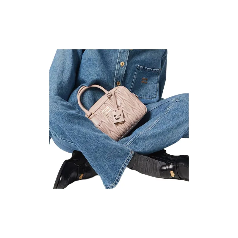 MIU MIU Logo embroidered Flared Jeans-3