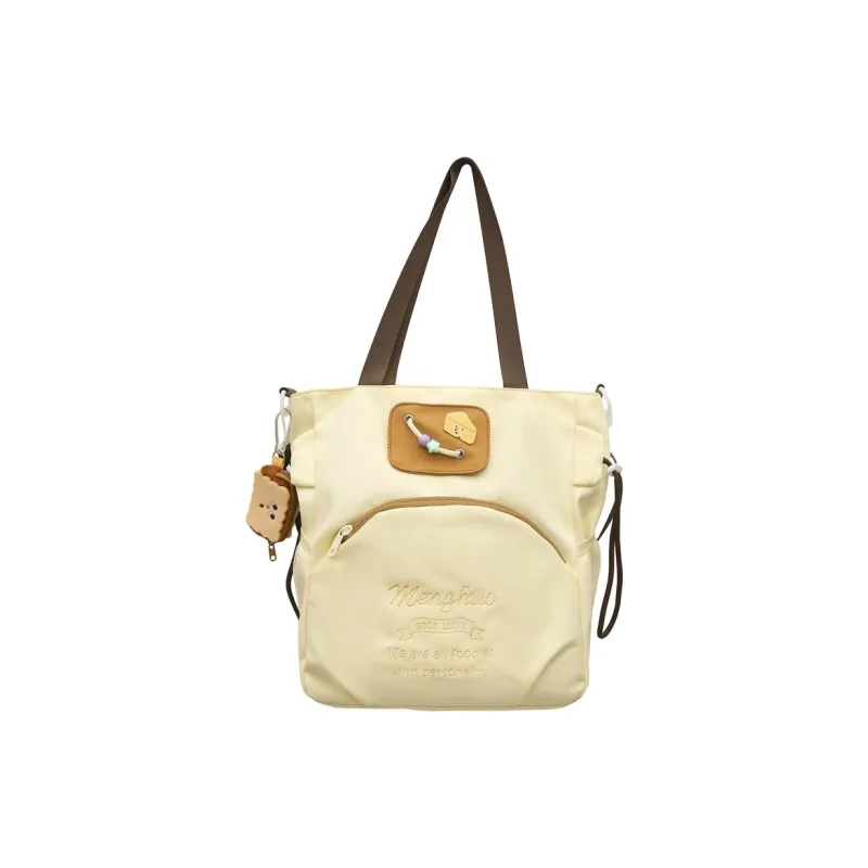 DALO Oxford Shoulder Bag Crossbody Bag Women's White/Black/Yellow/Green/Brown-4