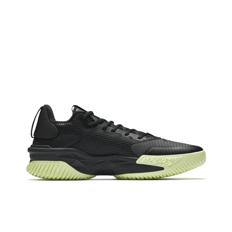 ANTA Space 5 Basketball Shoes Men Low Top Black-1