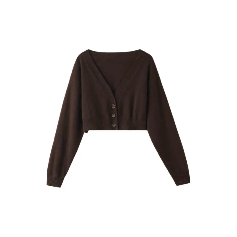 SNOWFORTE Cashmere Sweater Women's Dark Coffee-0