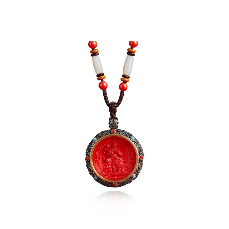 EADDA JEWELRY Cinnabar Necklaces Unisex-6