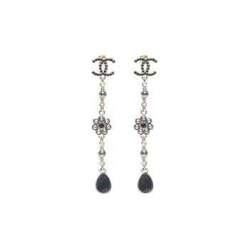CHANEL 2021 Cc Faux-pearl Earrings