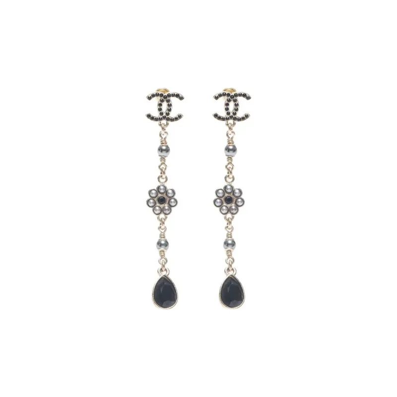 CHANEL 2021 Cc Faux-pearl Earrings-0