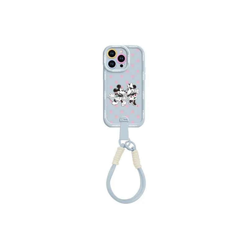 Disney Silicone Material Cute Crossbody Backpack Handheld Phone Cases Compatible With Apple 16/15/Plus/14/13/Pro/Max-8