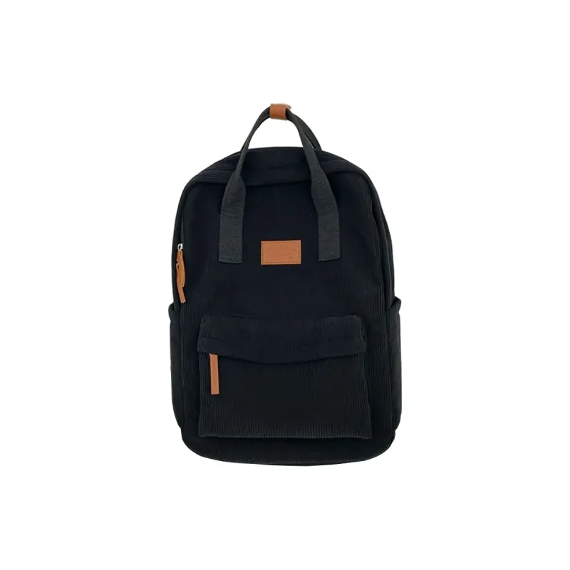 BSELEON Corduroy Backpack Unisex Multicolor-2