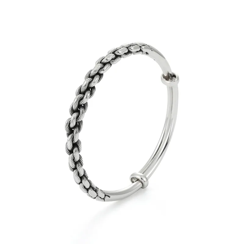 DH7 S999 Fine Silver Sterling Silver Bracelets Unisex-4