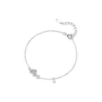 Heart Grass S925 Silver Bracelets Women's