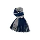 Navy Blue & Asphalt Gray
