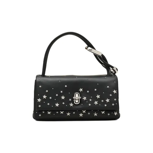 MARC JACOBS Full Grain Leather Handbag Mini Women's Black