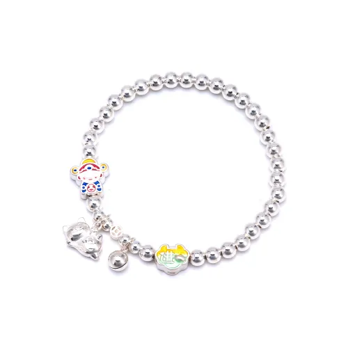 Listen To The Flowers Bloom 999 Fine Silver Bracelets Women's