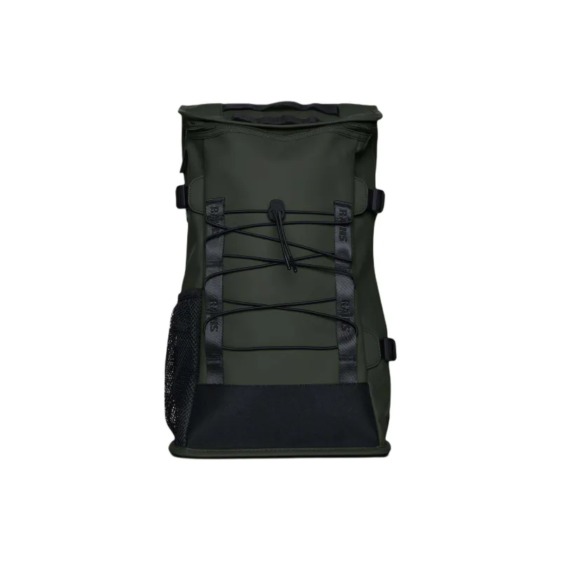 Rains Logo Detailed Foldover Top Backpack-0