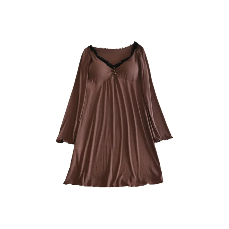 MADALLO Women's Nightgowns-14