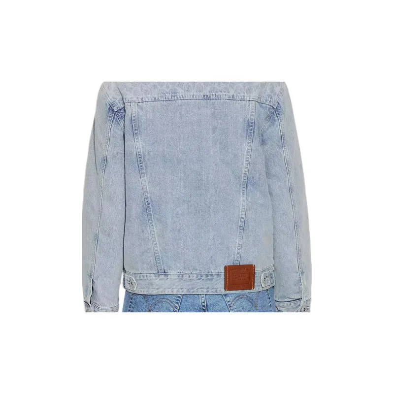 COACH FW22 Denim Jacket Women's Blue-5