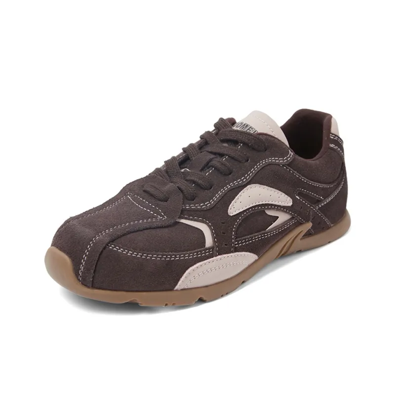 COMELY Casual Shoes Women's Low Top Coffee/Pink/Ecru/Black-4