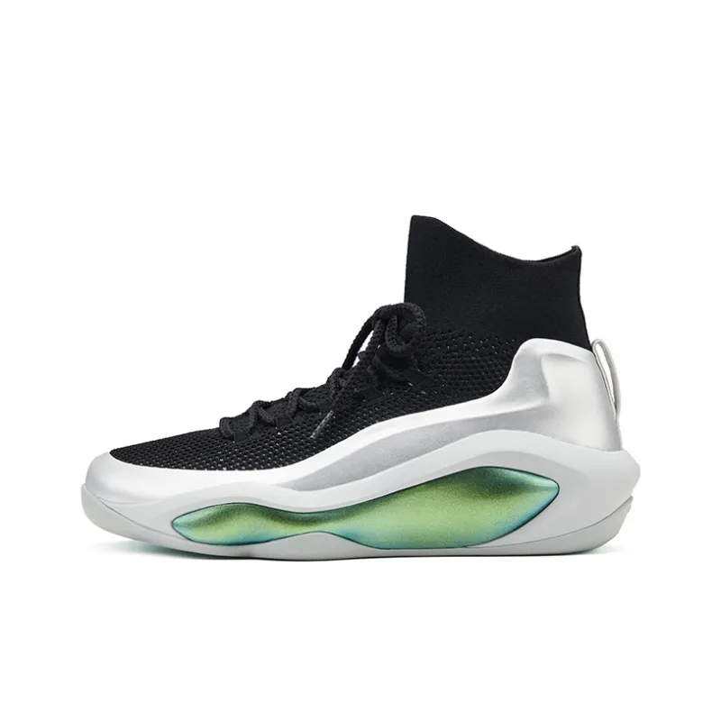 EQLZ EQUALIZER Cushioning Coverage Rebound Wear Resistant Basketball Shoes Nebula Green-0
