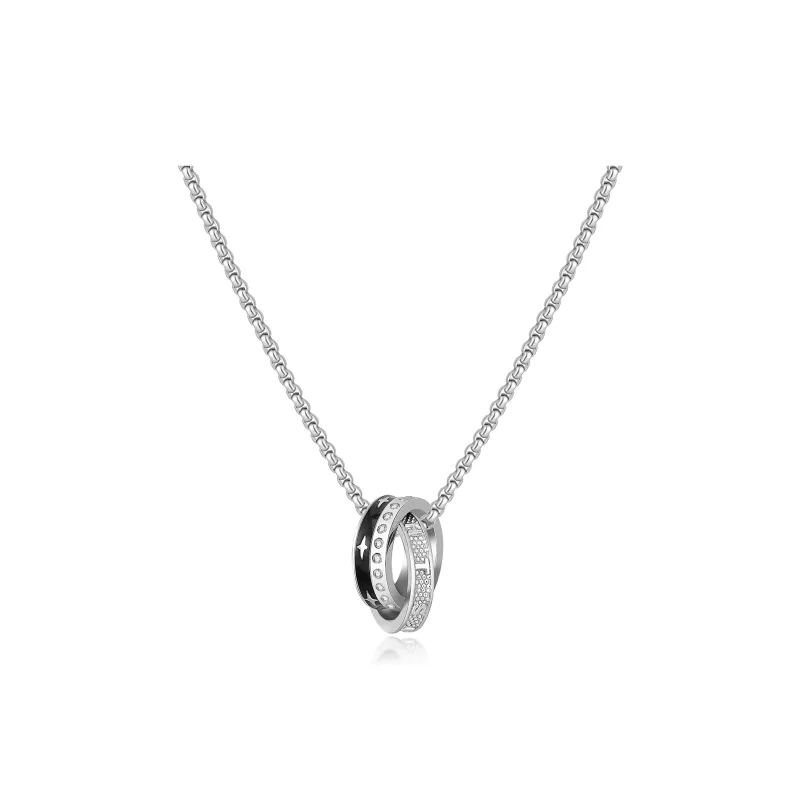 V.WI Titanium Steel Necklaces Unisex-2