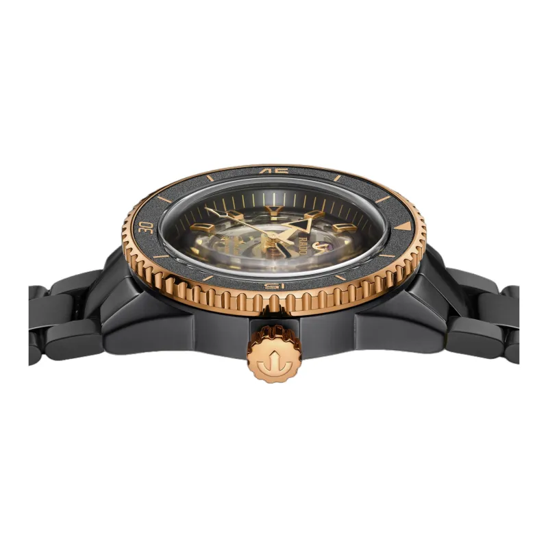 RADO Automatic Mechanical Movement Men's Watches Watch 43mm Cut Out Dial Ceramic Watch Case Ceramic Strap-2