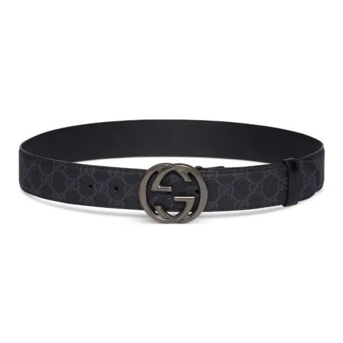 GUCCI Gg Interlocking G Buckled Belt