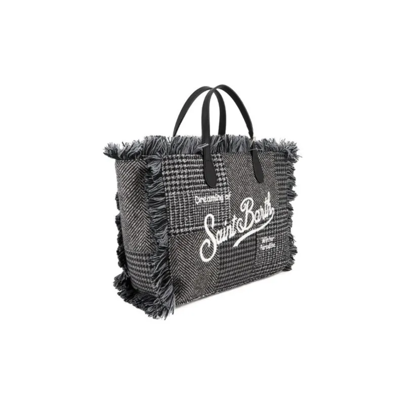 MC2 SAINT BARTHELEMY Wool Tote Bag Shopping Bag Handbag Regular Women's Gray-1