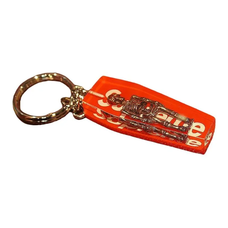 Supreme Resin Keychains Unisex Red-2