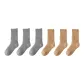 6 Pack (3 Light Gray+3 Light Camel)