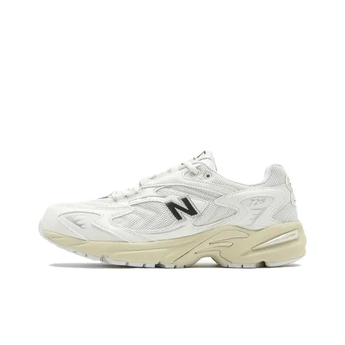 New Balance with NB 725 Anti Slip Wear Resistant Low Top Casual Running Shoes Men's White