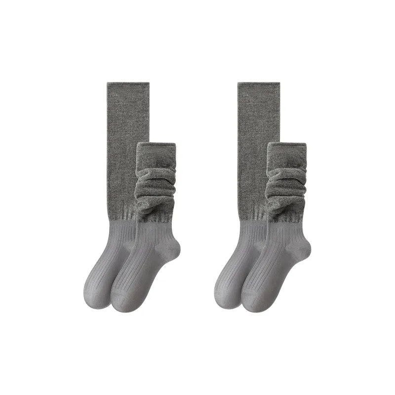XXLLG Knee High Socks Women's 2 Pack-13