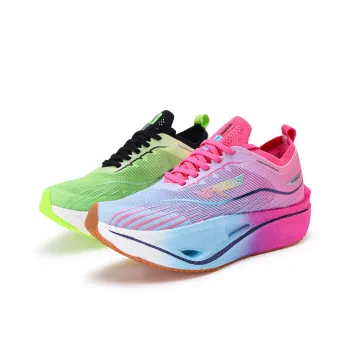 VR100 Running Shoes Unisex Low Top White/Yellow/Pink/Blue