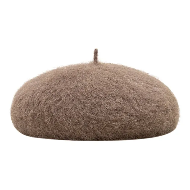 Fancet Studios Rabbit Fur Berets Women's-5
