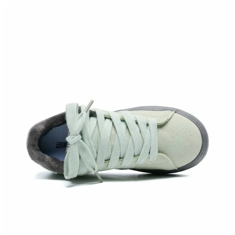 7 SEVFUN Wear resistant And Lightweight Low Top Skateboard Shoes Unisex Mint Green-25