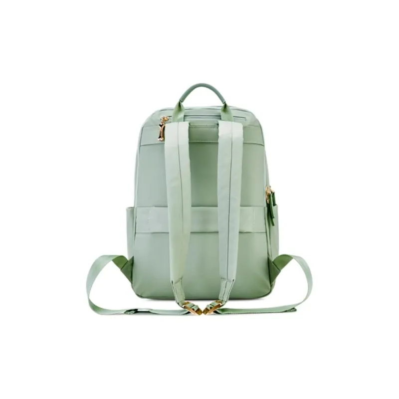 Hush Puppies Fabric Backpack Medium Size Women's Light Purple/Light Green/Black-6