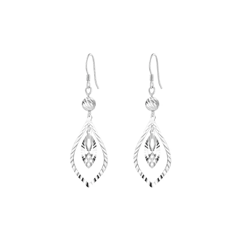 LIANDUO S990 Fine Silver Earrings Women's-0