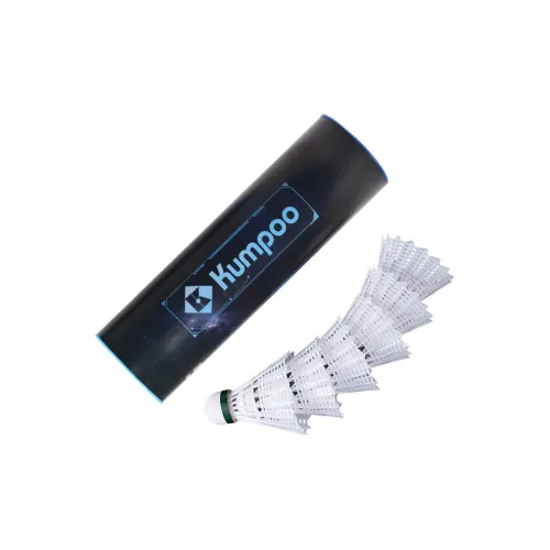 KUMPOO Nylon Shuttlecock 6 Pack Nylon Indoor And Outdoor Training And Competition Shuttlecocks
