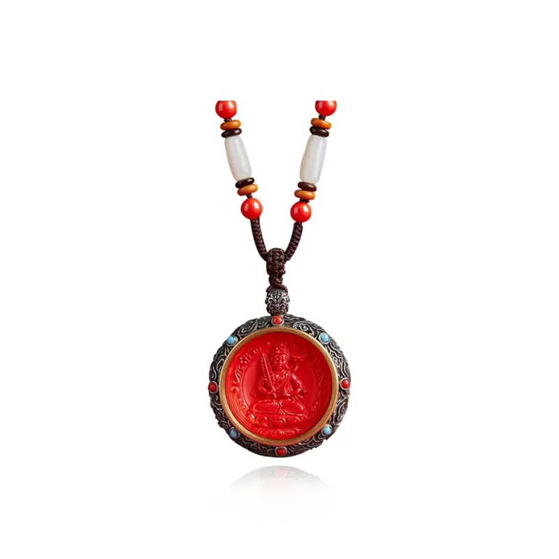 EADDA JEWELRY Cinnabar Necklaces Unisex-2