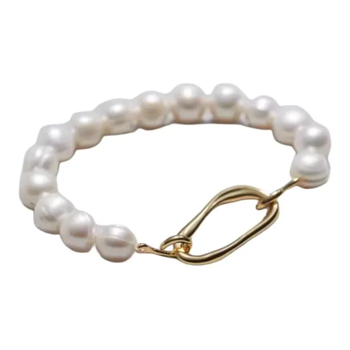 Other Stories Brass Bracelets Women's White-1