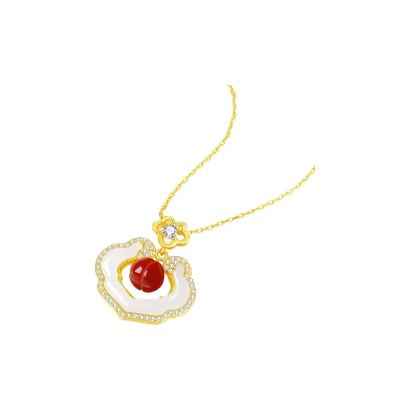 CHOW TAI SENG S925 Silver Necklaces Women's-1
